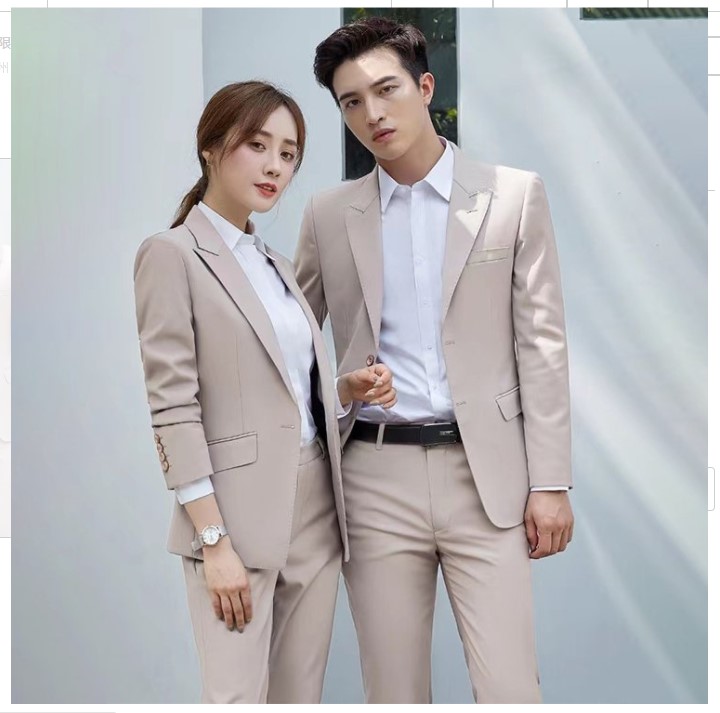 夏季企業員工西服工服定做 夏季企業員工西服工服定做