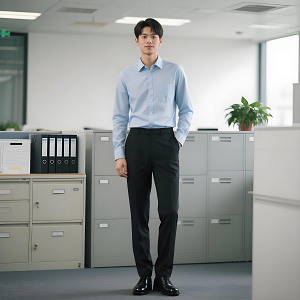 純棉牛津紡襯衫定制員工職業(yè)裝百搭休閑 300