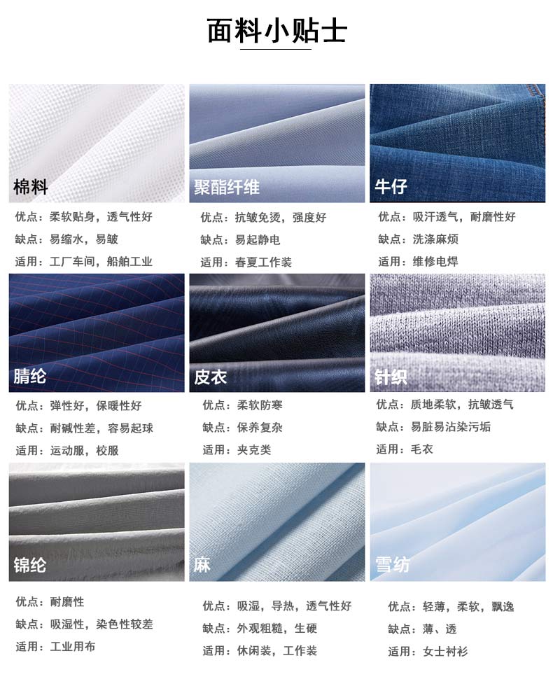 多功能工程襯衫面料優缺點介紹及適用場景