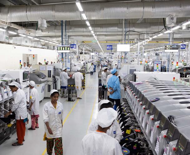 富士康不同等級工衣顏色