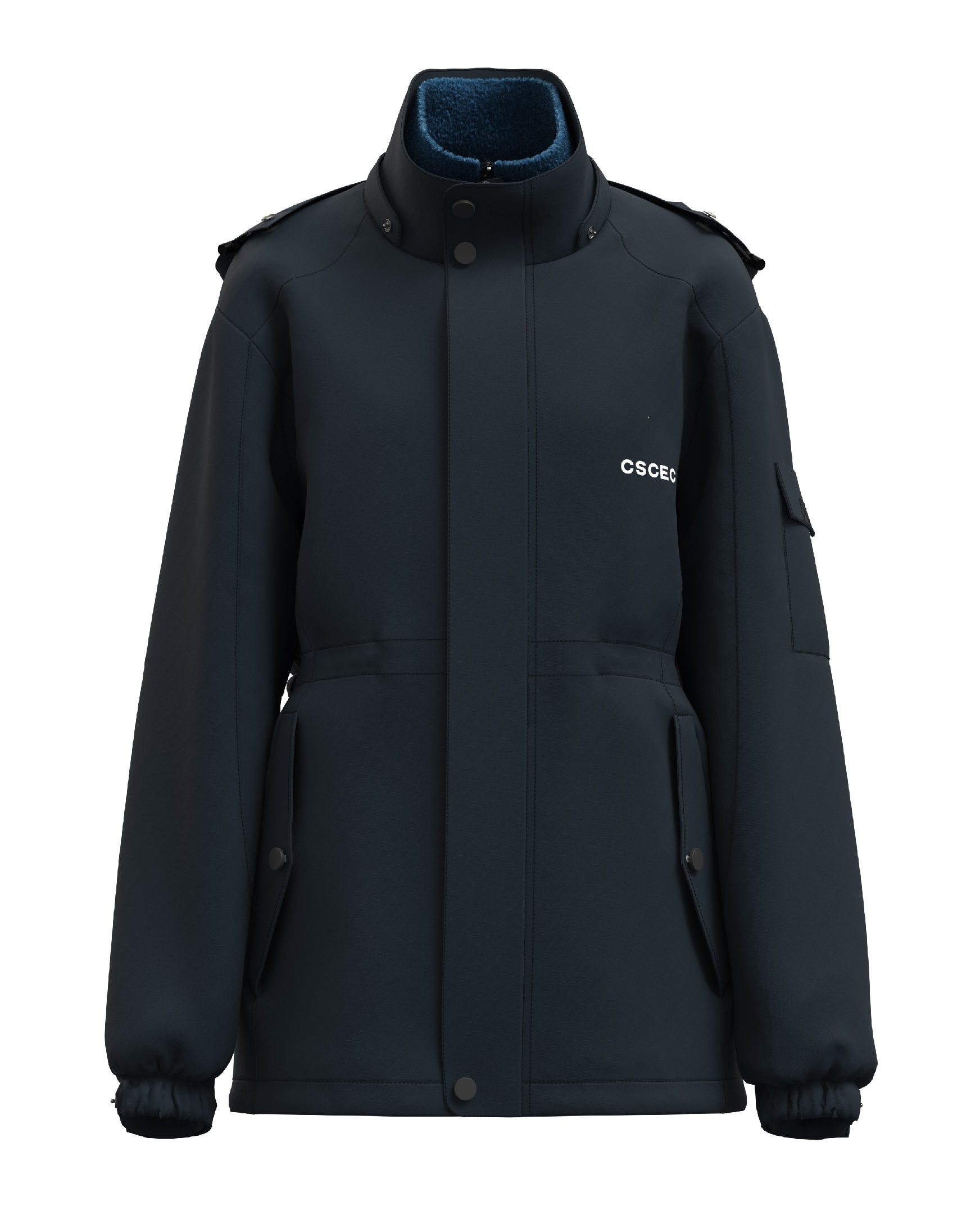 中國建筑CI標準冬季工作服定制款式圖片